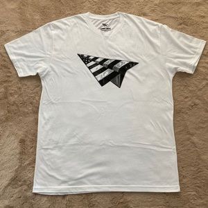 aper Planes White T shirt with black plane. New with tags.